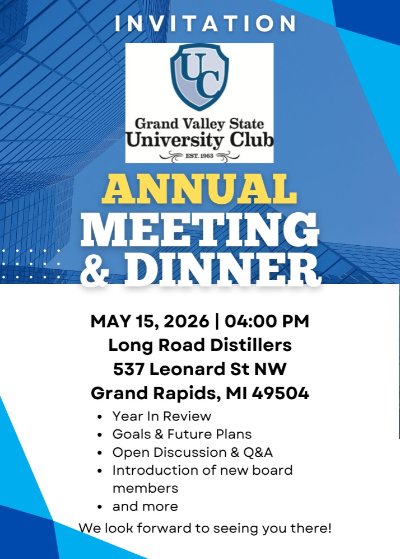 GVS University Club Annual Meeting & Dinner